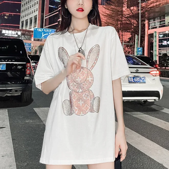 T-Shirts - Kaos Kasual Musim Panas Wanita: Kaos