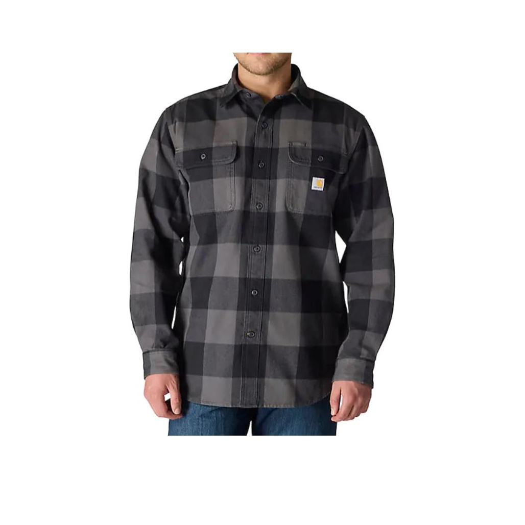Flannel Plaid Shirt Heavy Weight - Carhartt FW25 107013 Kemeja Flanel Lengan