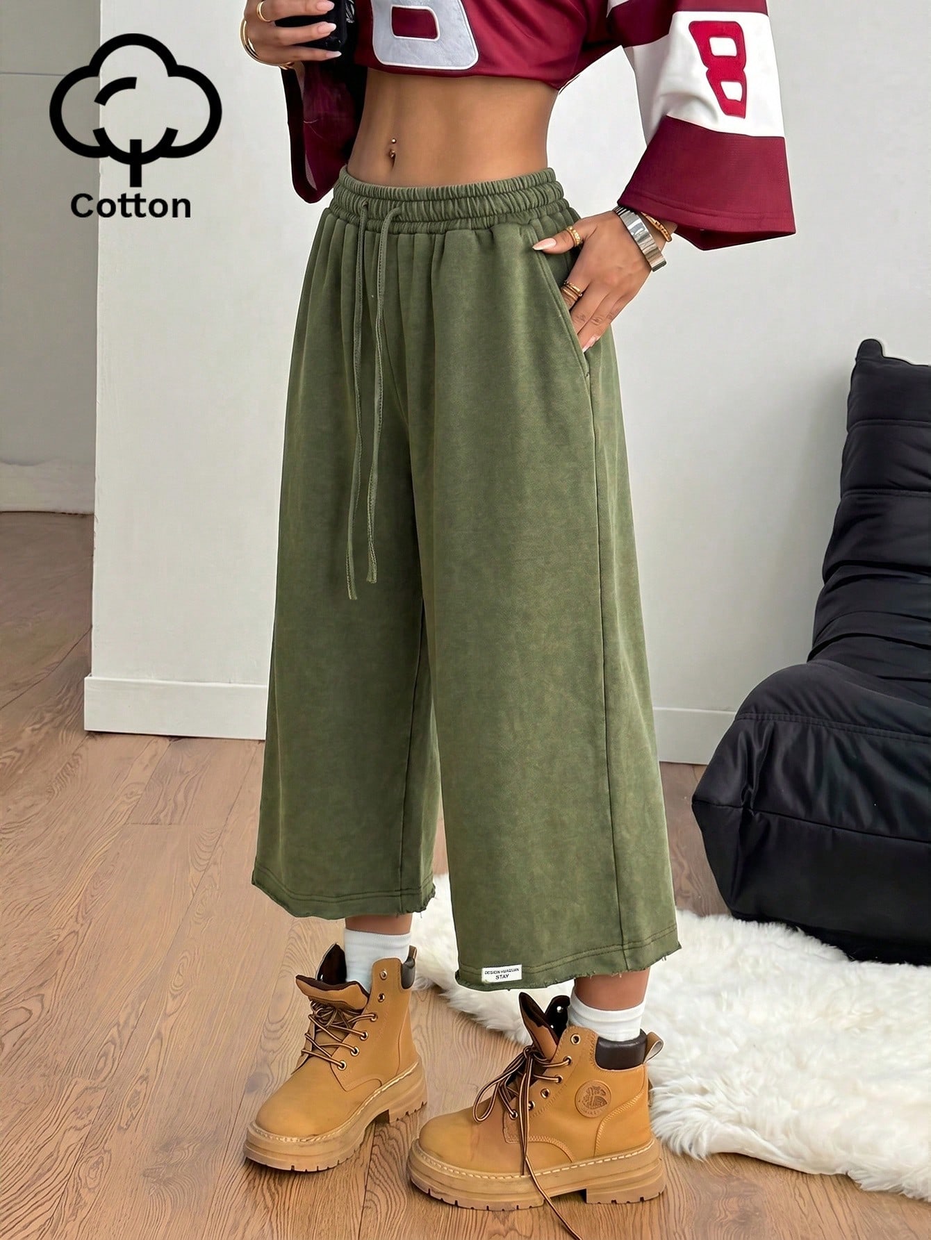 Shorts - Coolane Celana Pendek Hijau Efek Denim