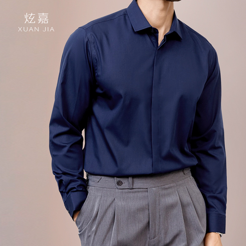 Mens Satin Silk Dress Shirt - Kemeja Sutra Pria 2026 Musim Semi