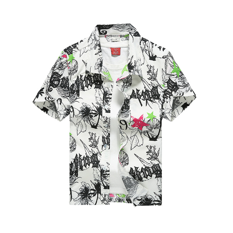 Kemeja kerah kasual Hawai pria - Vintage Hawaiian Floral Shirt ulasan dan harga