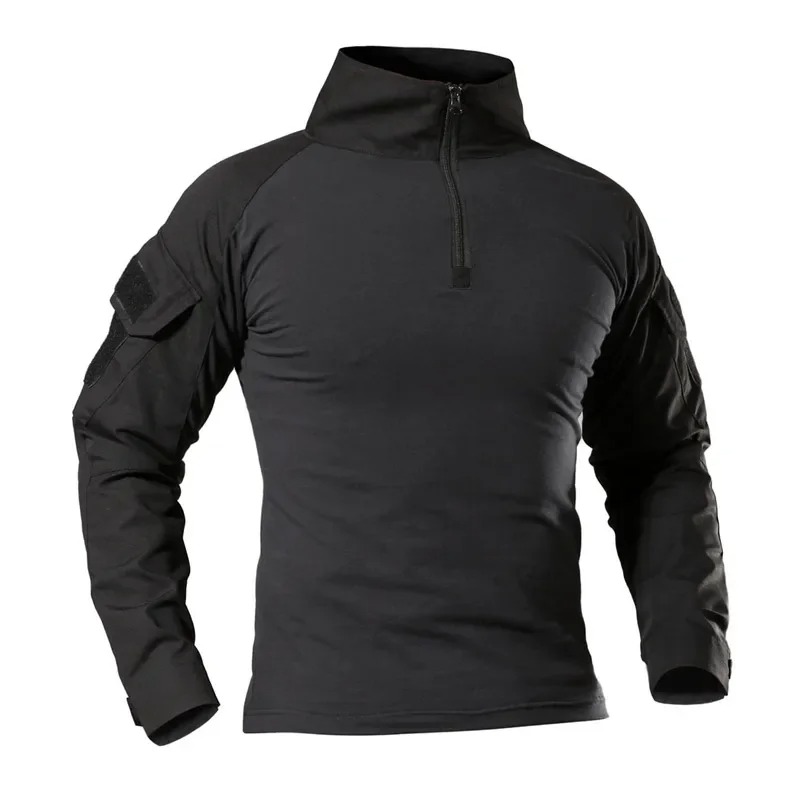 Kamuflase softair seragam temp - Tactical Military Shirt Cargo ulasan dan harga