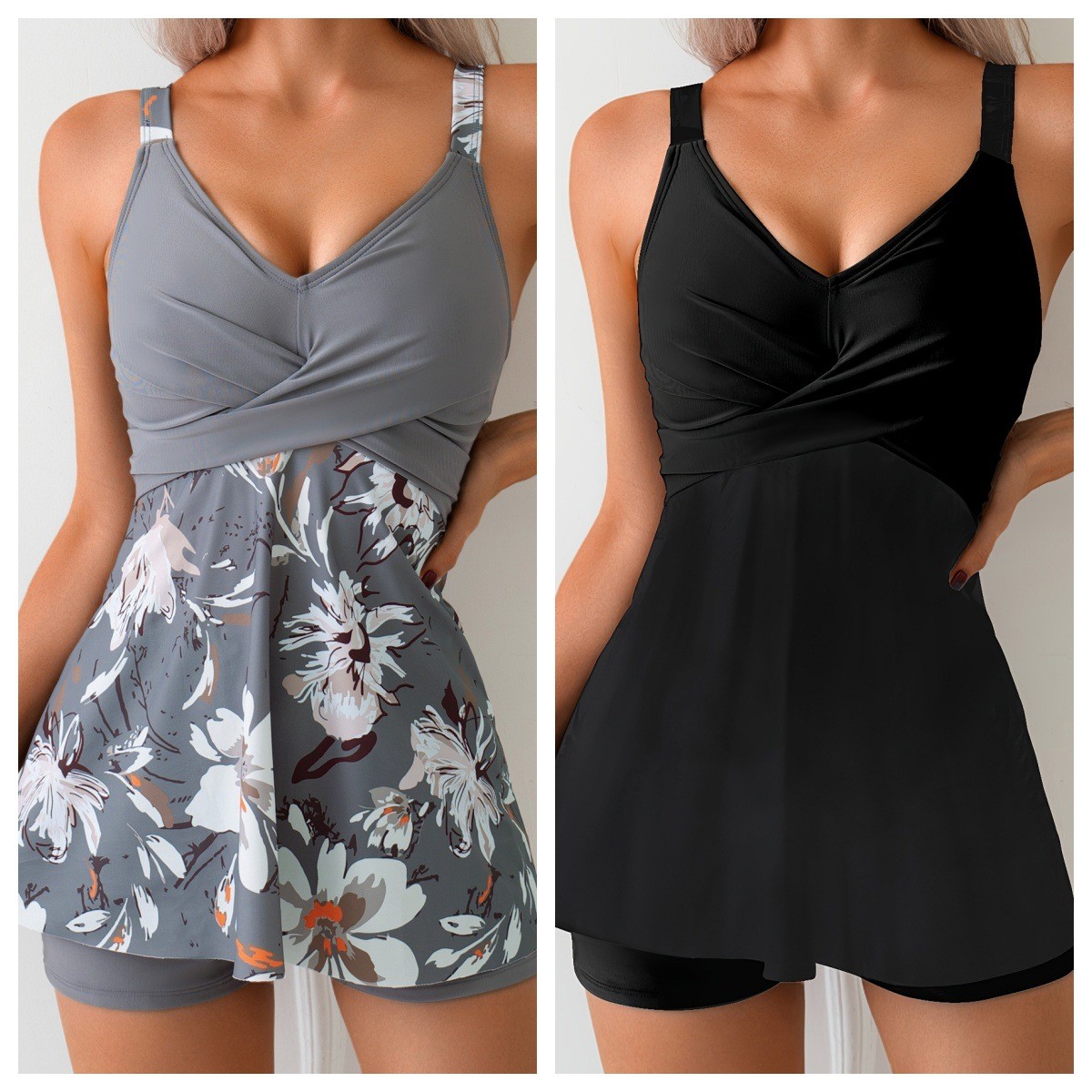 Baju Renang Wanita Tankini Dua - Shorts ulasan dan harga
