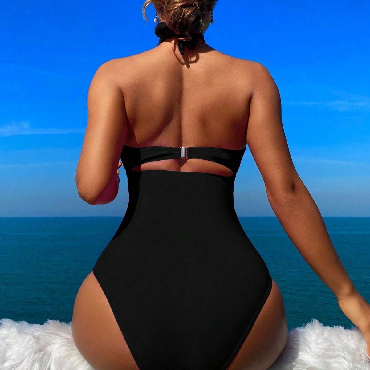 Baju Renang Wanita Halter Neck - Suits ulasan dan harga
