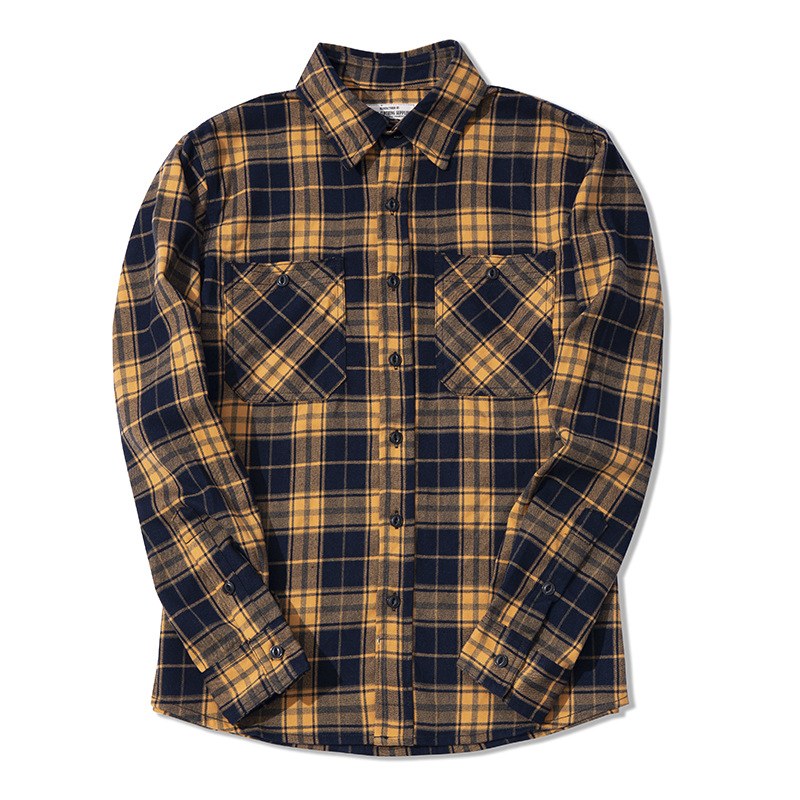 Kemeja Flanel Klasik Pria Musi - Flannel Plaid Shirt Heavy Weight ulasan dan harga