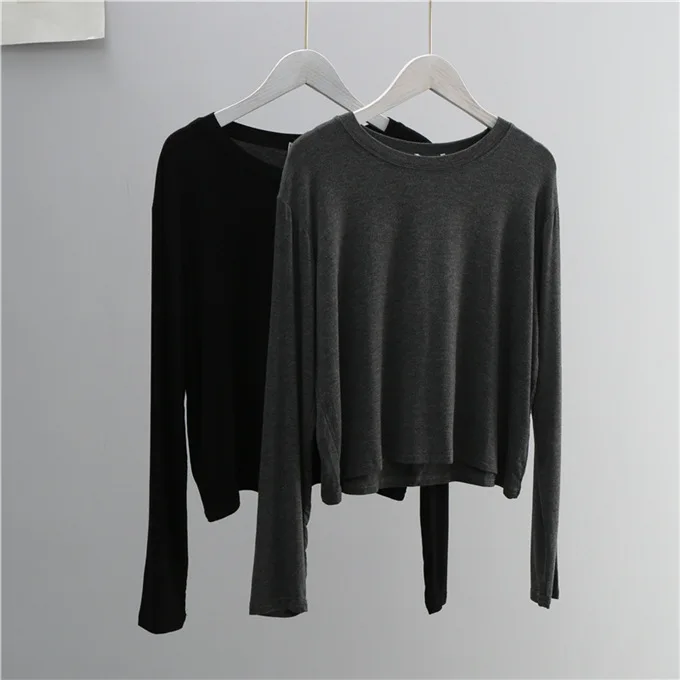 Kaos Lengan Panjang O Neck Bah - T-Shirts ulasan dan harga