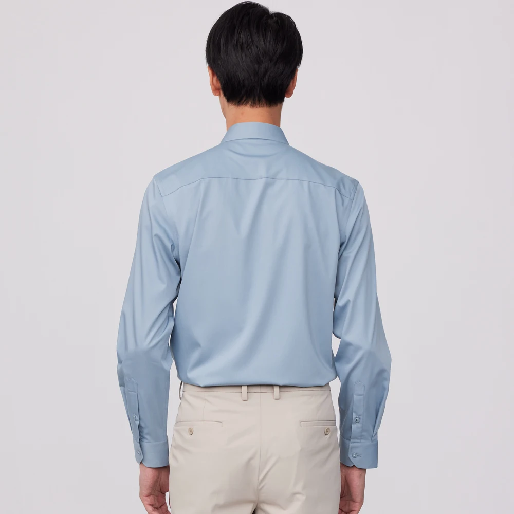Kemeja Bisnis Pria Anti Kusut  - Breathable Bamboo Fiber Shirt Non Iron ulasan dan harga