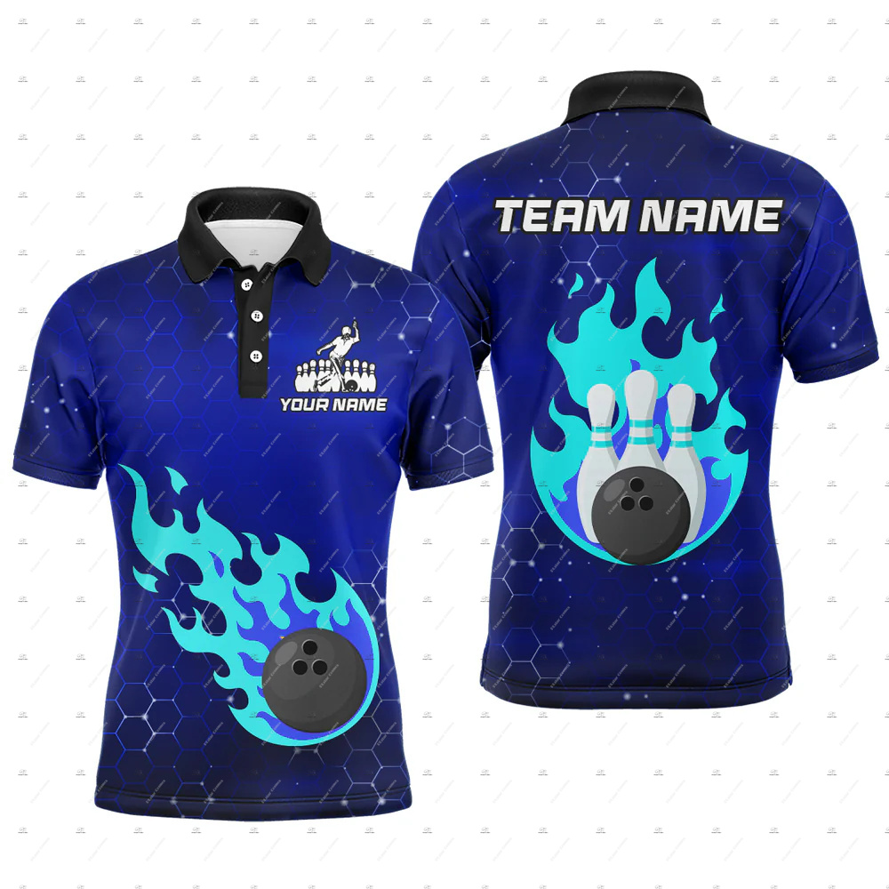 Nama Kustom Bowling Skull Flam - Short Sleeve Bowling Shirt Retro ulasan dan harga