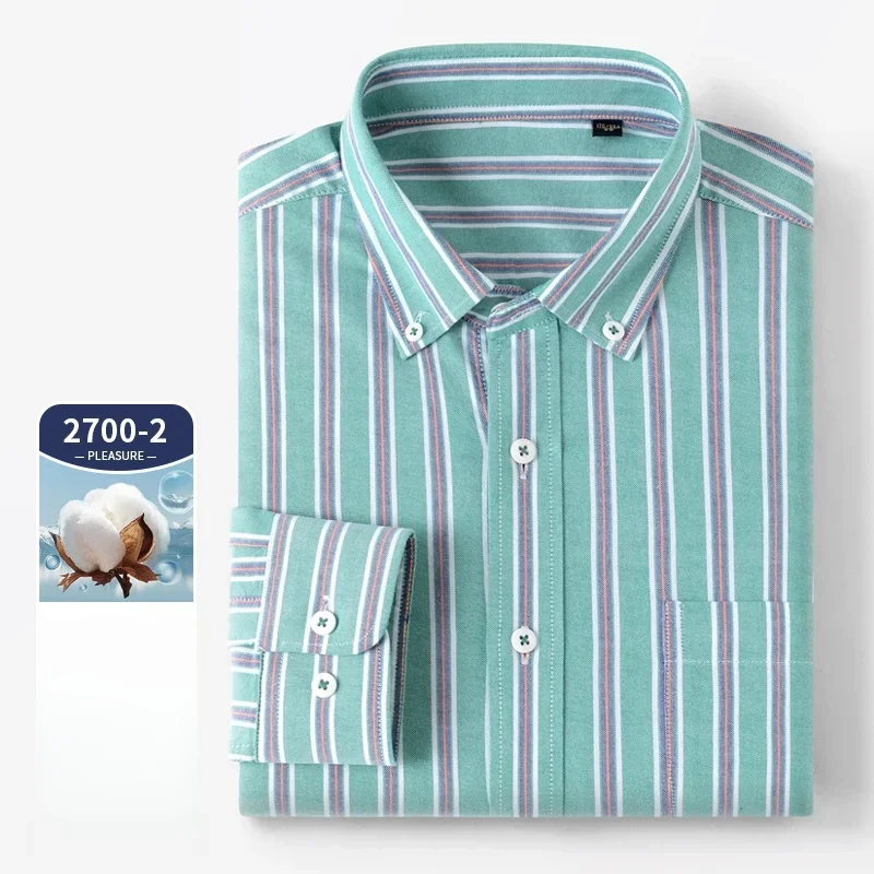 Kemeja Lengan Panjang Kualitas - Oxford Cotton Casual Shirt Business ulasan dan harga