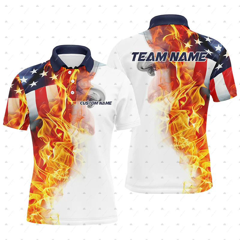 Nama Kustom Bowling Skull Flam - Short Sleeve Bowling Shirt Retro ulasan dan harga
