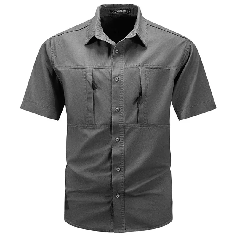 Kemeja Taktis Pria Lengan Pend - Tactical Military Shirt Cargo ulasan dan harga