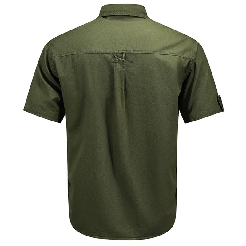 Kemeja Taktis Pria Lengan Pend - Tactical Military Shirt Cargo ulasan dan harga
