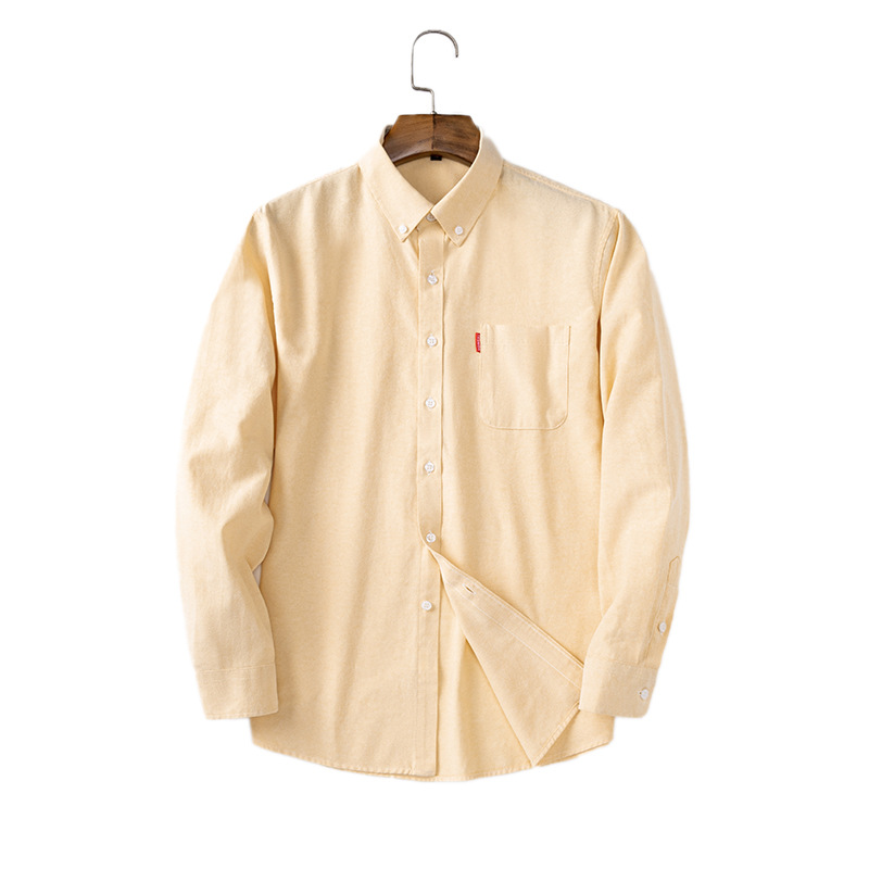 Kemeja Pria Lengan Panjang Bah - Oxford Cotton Casual Shirt Business ulasan dan harga