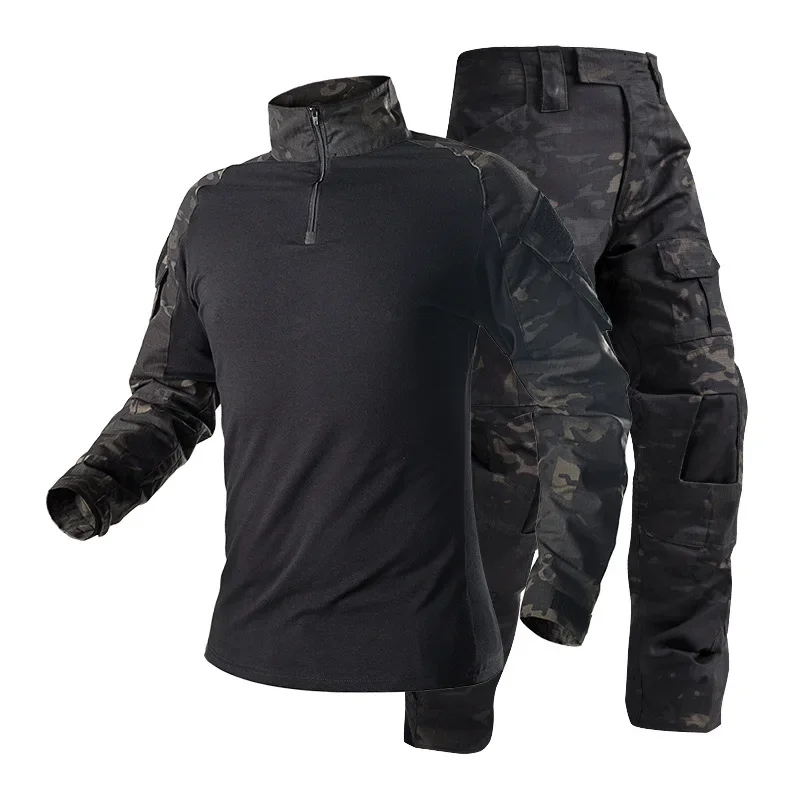 Setelan Seragam Tempur Taktis  - Tactical Military Shirt Cargo ulasan dan harga