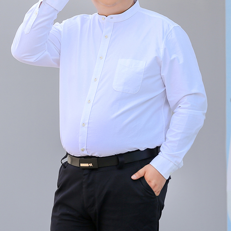 Kemeja Korea Musim Gugur Baru  - Mandarin Collar Formal Shirt Slim Fit ulasan dan harga