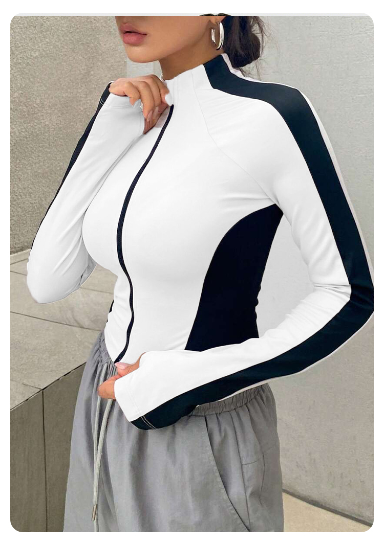 Jaket Yoga Kerah Tinggi untuk  - Jackets ulasan dan harga
