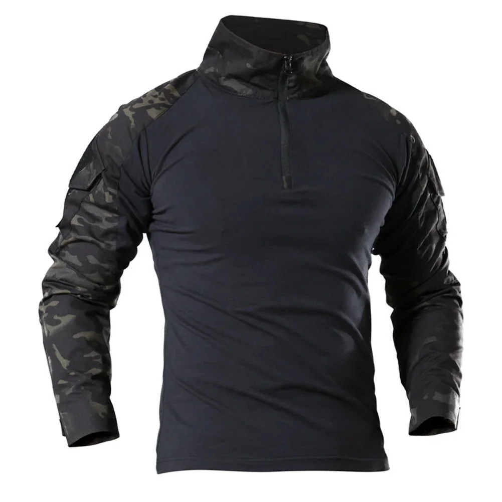 Kemeja tempur Camo kargo atasa - Tactical Military Shirt Cargo ulasan dan harga