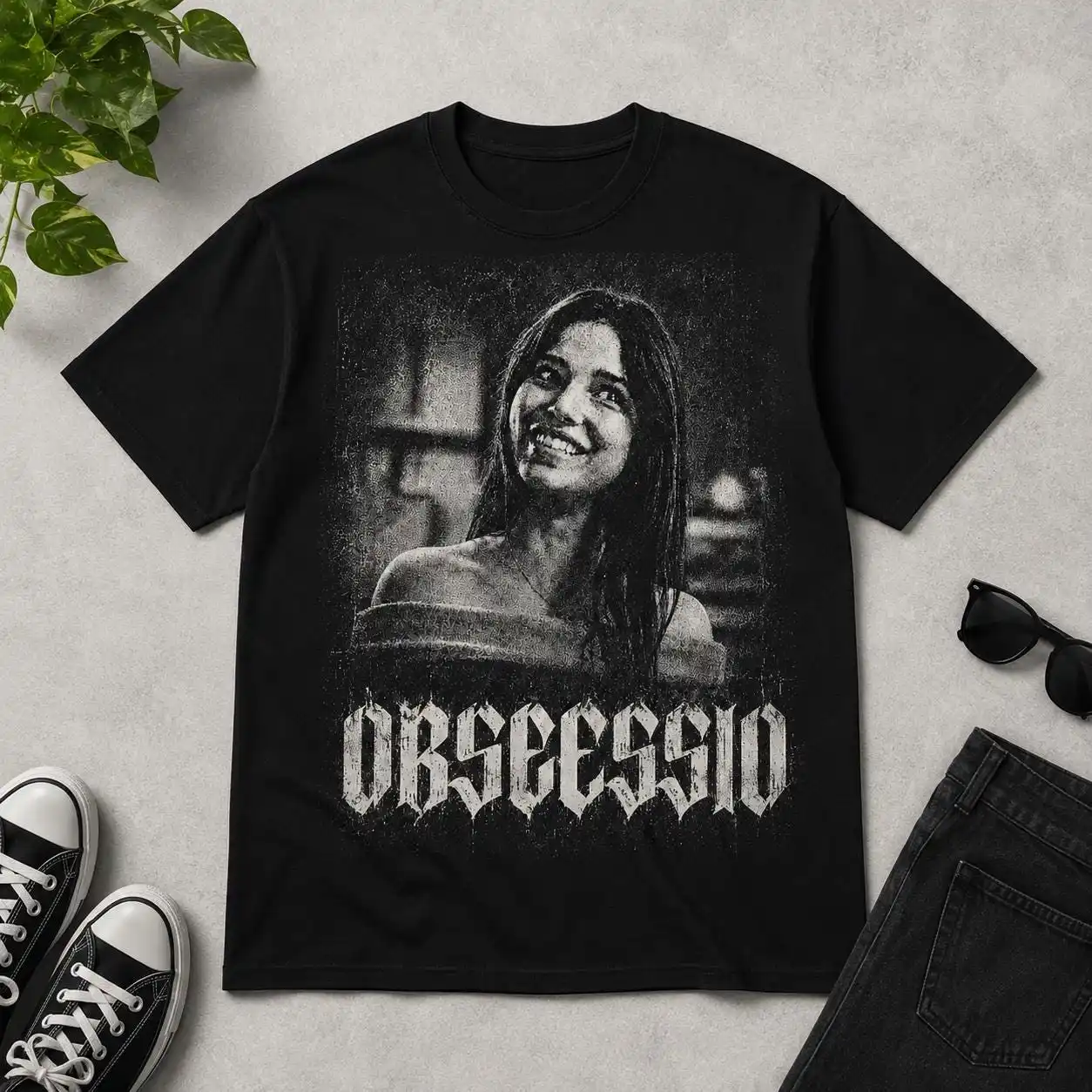 Kaos Vintage Obsession Acid Wa - Acid Wash Vintage Graphic T Shirt ulasan dan harga