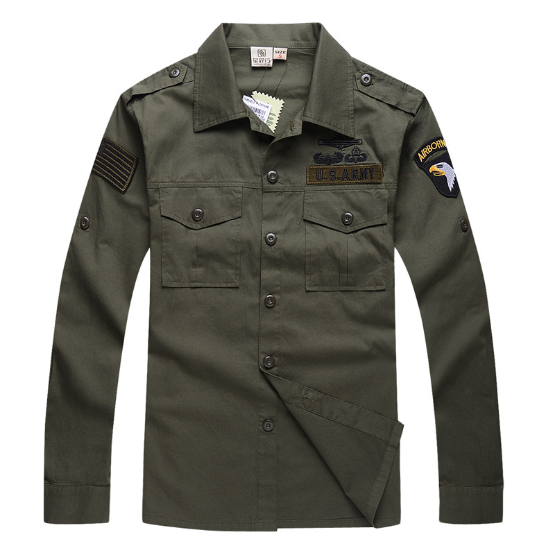 Kemeja Taktis Lengan Panjang P - Tactical Military Shirt Cargo ulasan dan harga
