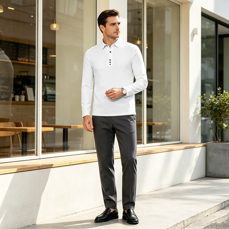 Kemeja Pria Katun Linen Lengan - Mens Linen Shirt Long Sleeve ulasan dan harga