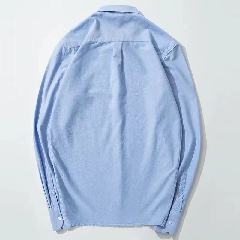S-6XL kemeja Oxford untuk pria - Oxford Cotton Casual Shirt Business ulasan dan harga