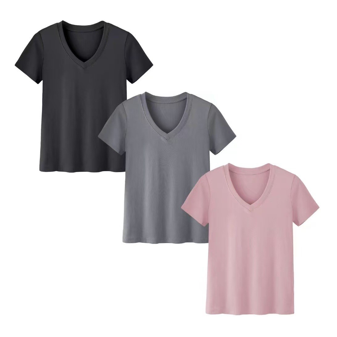 Setelan Rajut Lengan Pendek Ke - T-Shirts ulasan dan harga