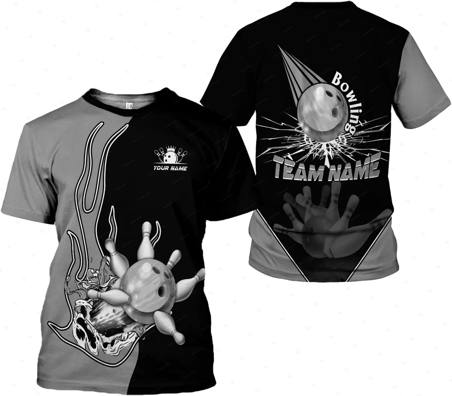 Nama Kustom Gradien Bowling Ap - Short Sleeve Bowling Shirt Retro ulasan dan harga