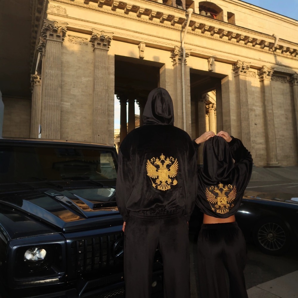 Setelan Hoodie Celana Bordir G - Jackets ulasan dan harga