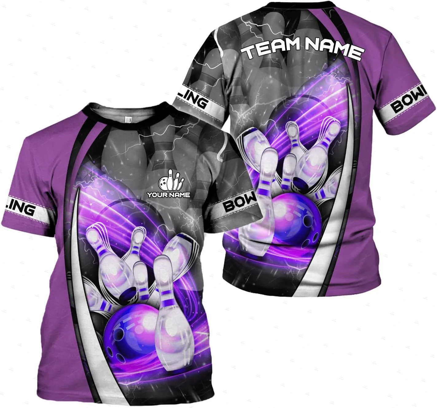 Nama Kustom Gradien Bowling Ap - Short Sleeve Bowling Shirt Retro ulasan dan harga