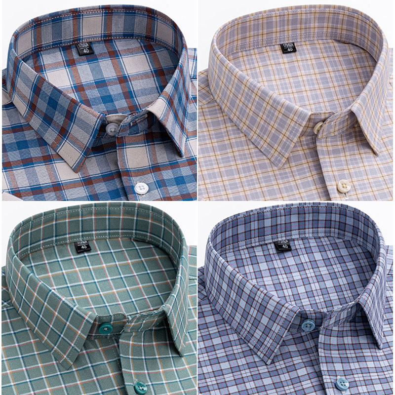 Kemeja lengan panjang ekstra b - Oxford Cotton Casual Shirt Business ulasan dan harga