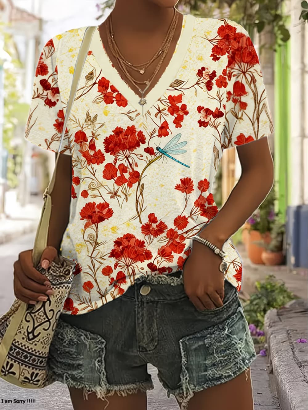 Kaus Wanita Musim Panas Atasan - Vintage Hawaiian Floral Shirt ulasan dan harga