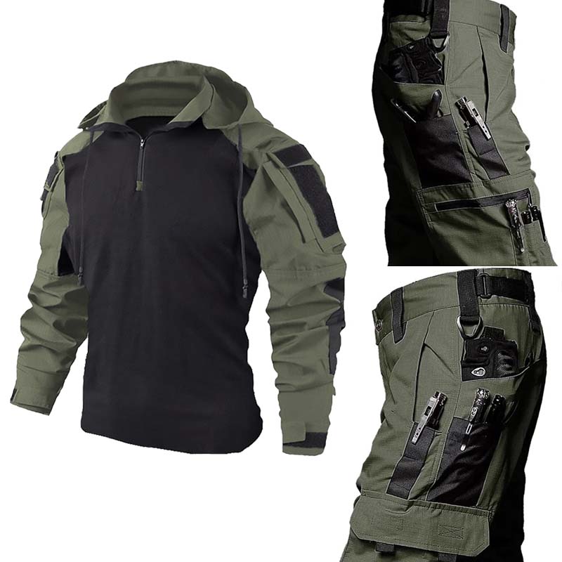 Set Seragam Taktis Kemeja Kata - Tactical Military Shirt Cargo ulasan dan harga
