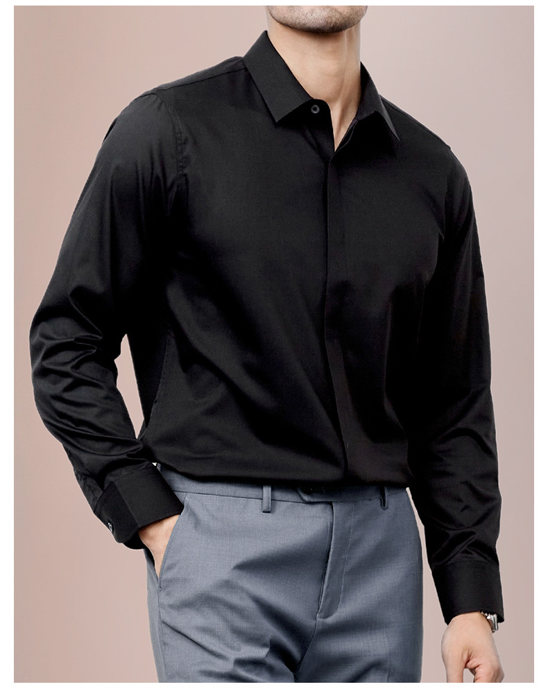 Kemeja Sutra Pria 2026 Musim S - Mens Satin Silk Dress Shirt ulasan dan harga