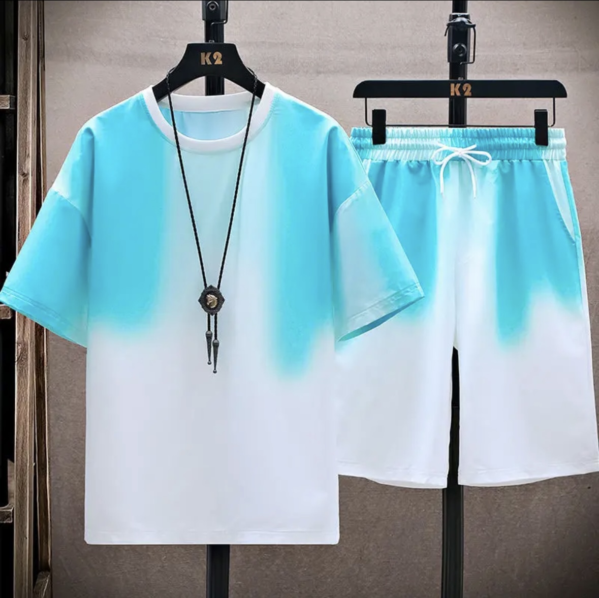 Setelan sutra es musim panas t - T-Shirts ulasan dan harga
