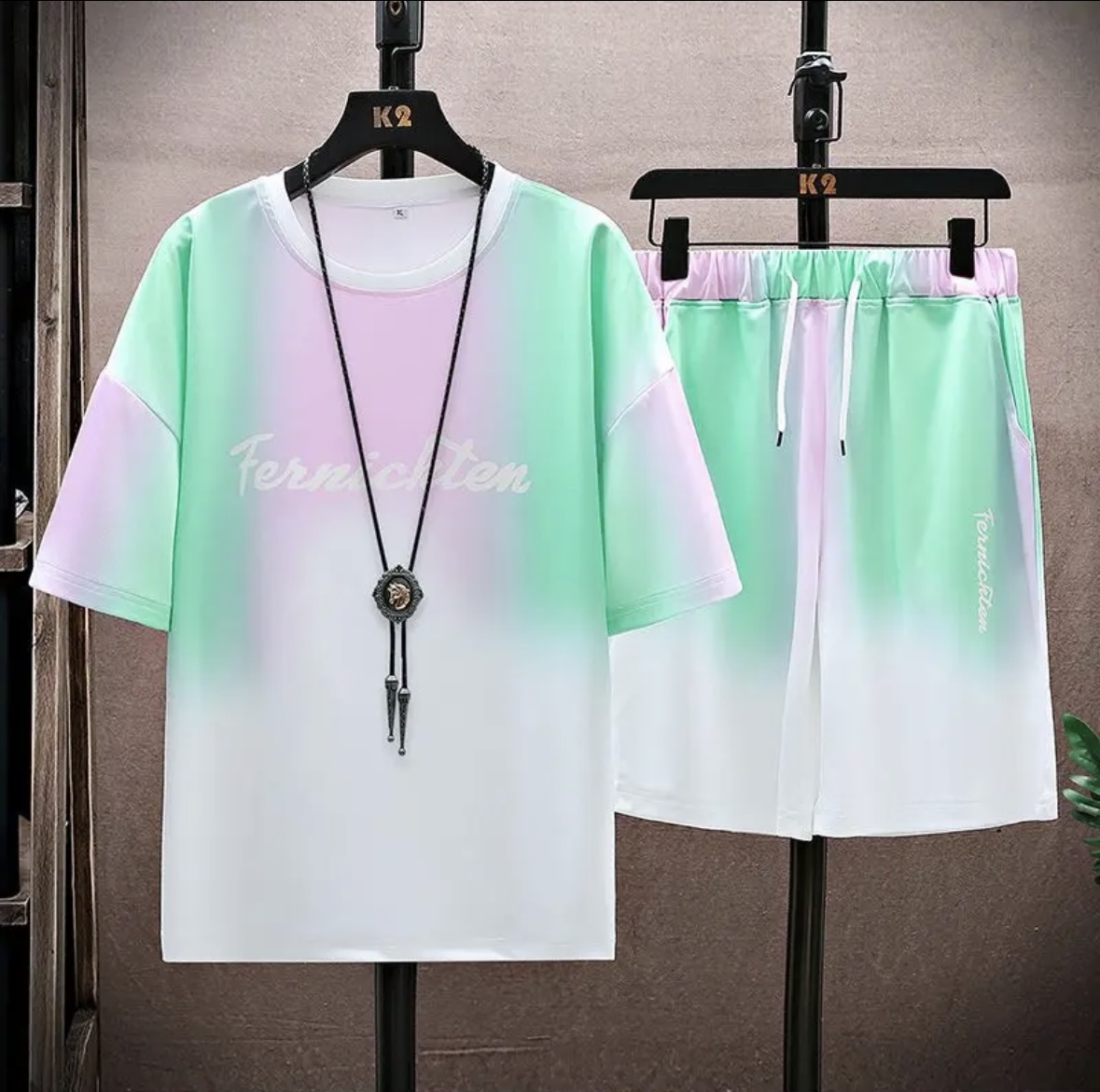Setelan sutra es musim panas t - T-Shirts ulasan dan harga