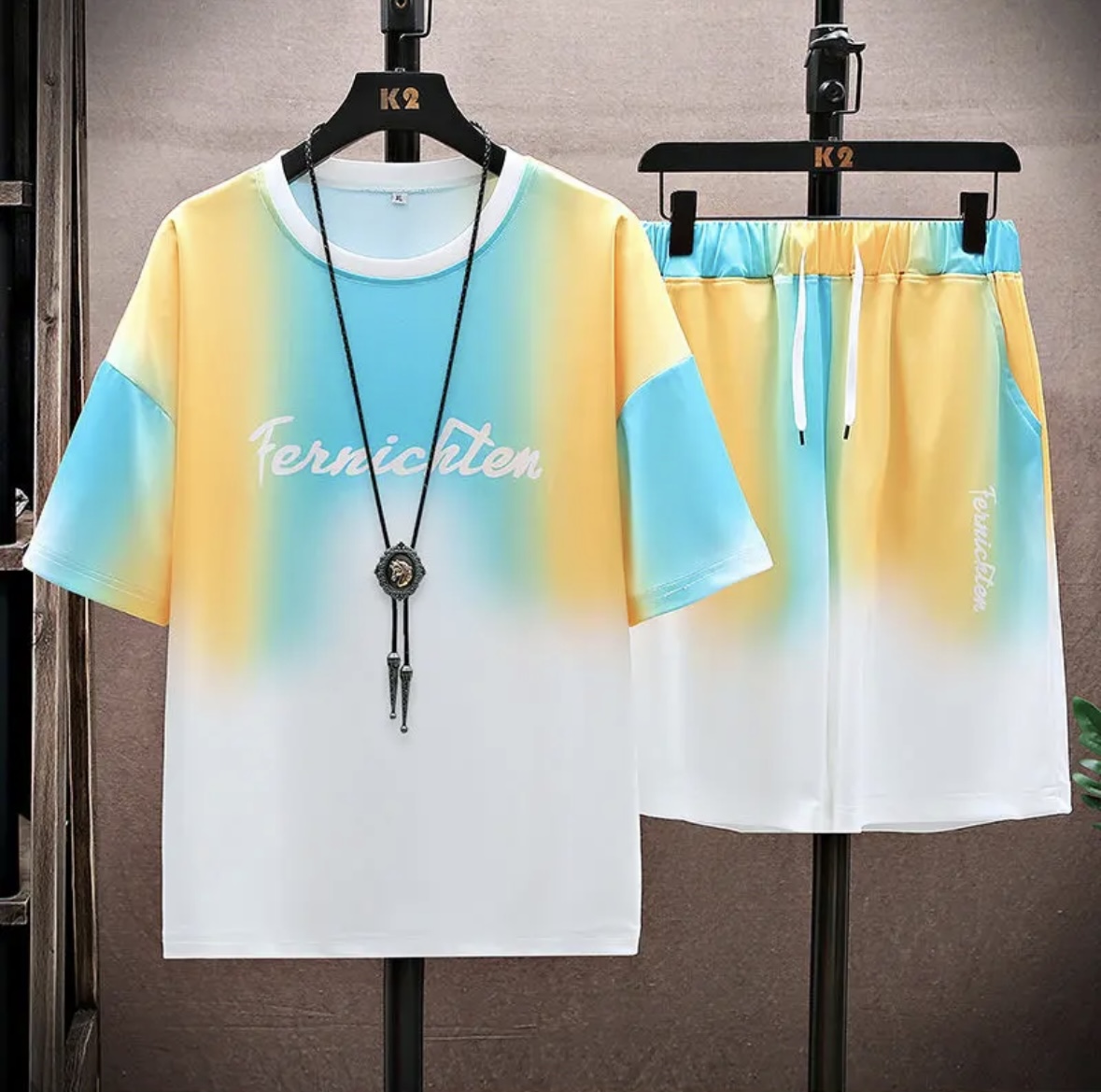 Setelan sutra es musim panas t - T-Shirts ulasan dan harga