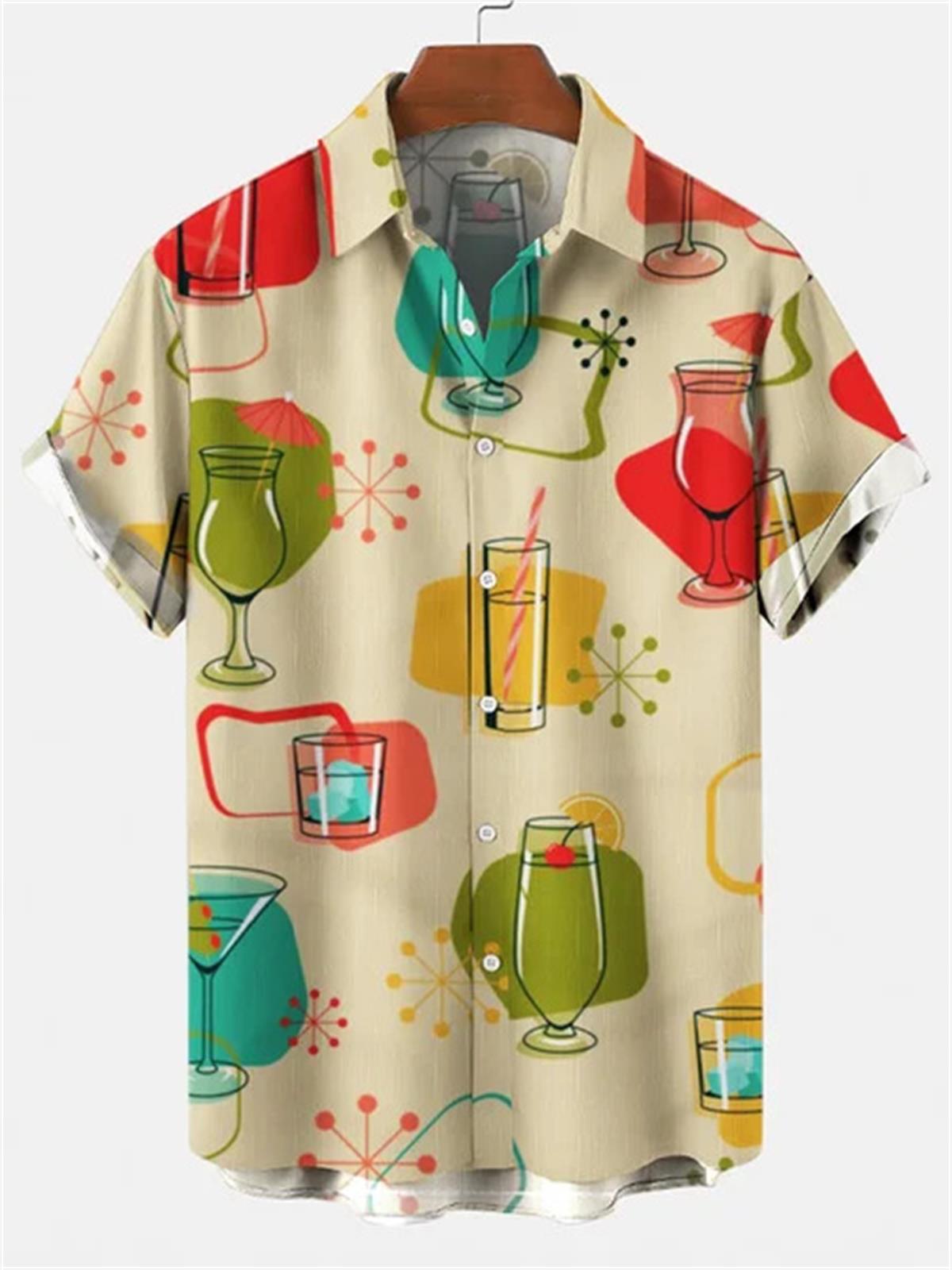 Kaos Hawaii Pria, Kemeja Bunga - Vintage Hawaiian Floral Shirt ulasan dan harga