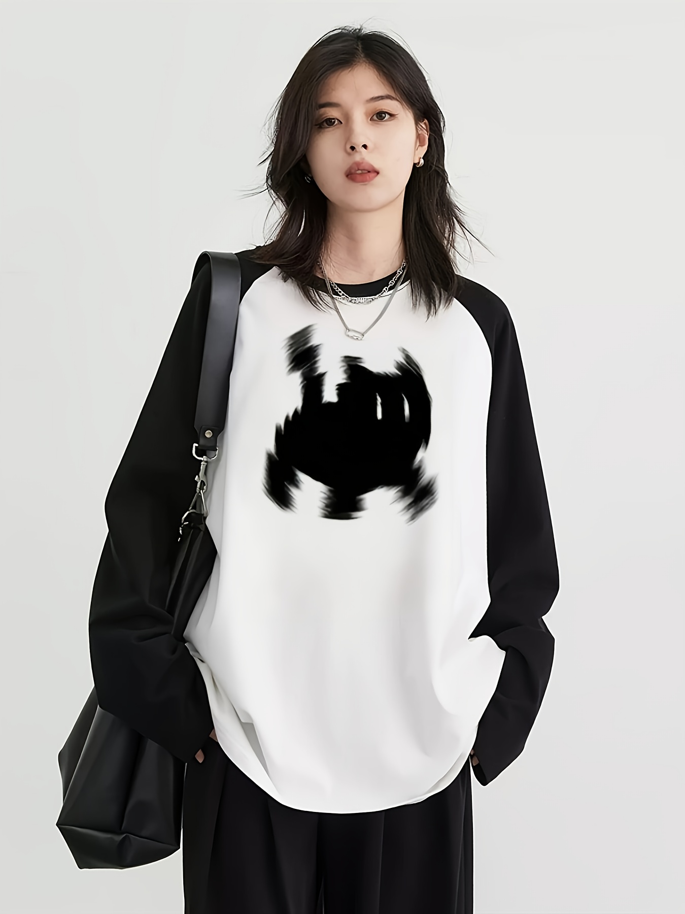 Kaos Raglan Lengan Panjang Wan - T-Shirts ulasan dan harga