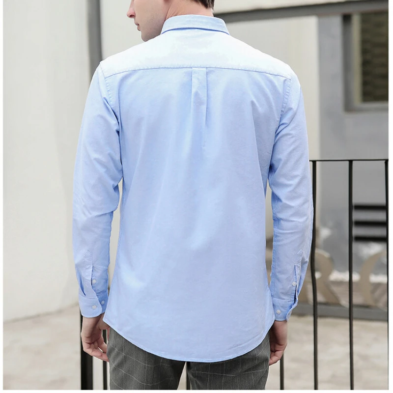 Kemeja Oxford Pria Baru 76% Ka - Oxford Cotton Casual Shirt Business ulasan dan harga